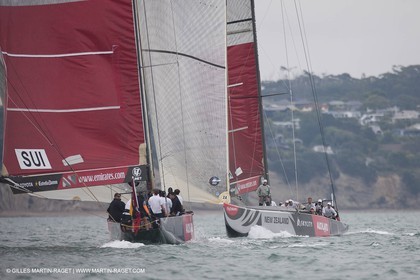 11 02 2009 - Auckland (NZL) -  Louis Vuitton Pacific Series -  Racing Day 11 - sail off