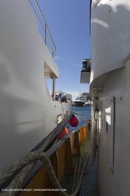 Al Azizi first sea trial - H2X boatyard - Oceanographjic research ship - La Ciotat (FRA,13) - 26 05 2014