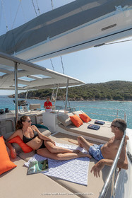 30 08 2018, Porto Vecchio (FRA, South Corsica) Chantier Fountaine-Pajot, Alegria 67