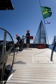 03 09 06 - Porto Cervo (Sardinia) - Maxi World Cup 2006 - A bord Wally 90 Tango