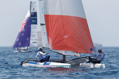 08 08 2024, Marseille (FRA), Paris 2024 Olympic Games, Sailing, Race Day 11