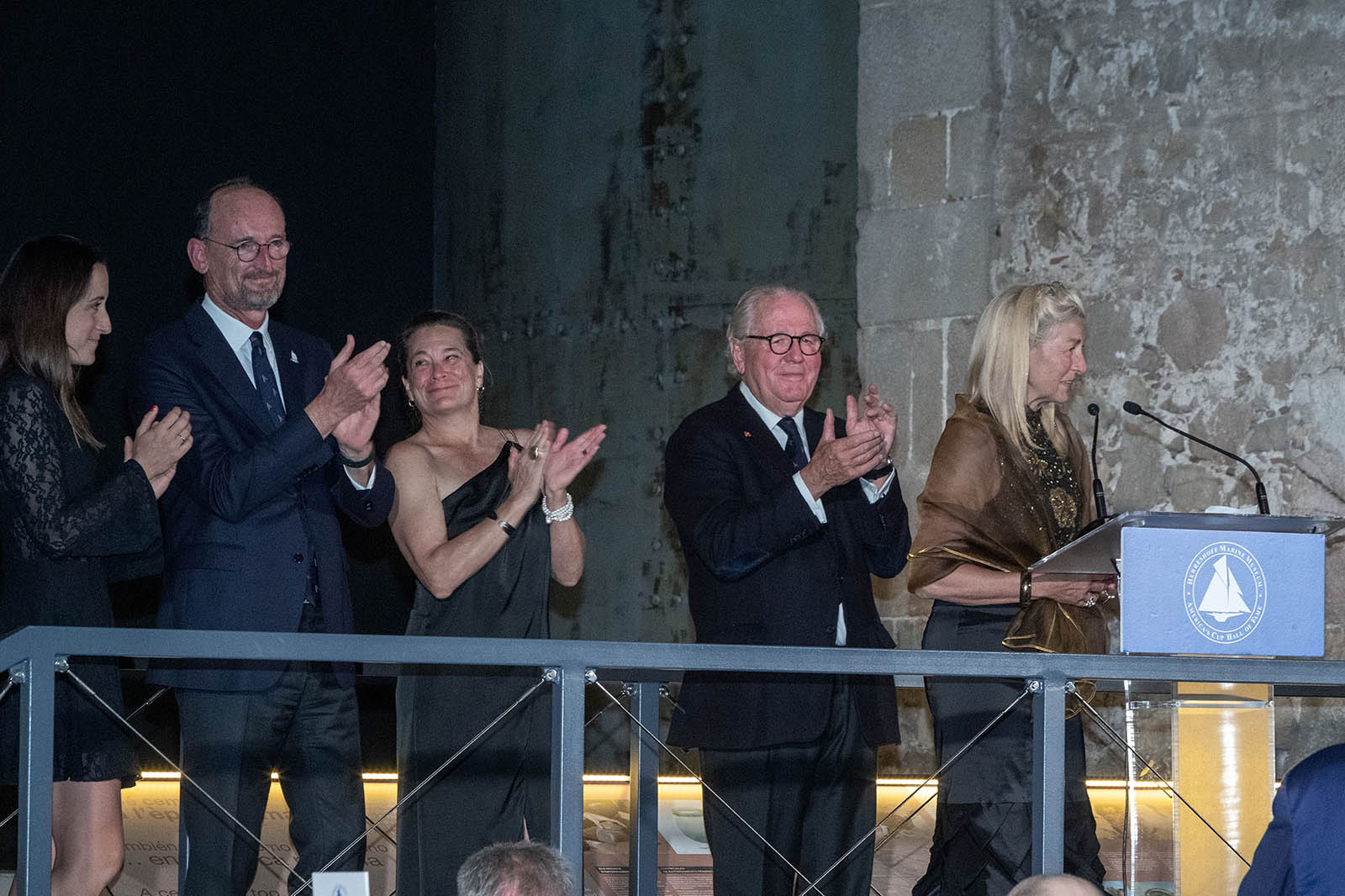 14 10 2024, Barcelona (ESP), Louis Vuitton 37th America's Cup, Final Match, Race Day 3, Hall Of Fame induction ceremony, Loréal