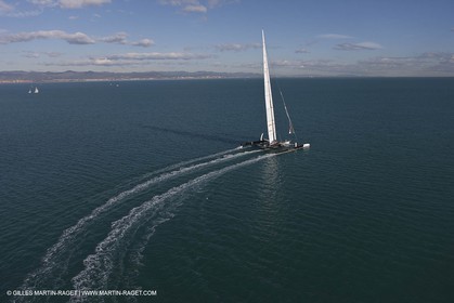 27 01 2010 - Valencia (ESP) - 33rd America's Cup - BMW ORACLE Racing - Saling Team