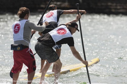 01 09 2013 - San Francisco (USA,CA) - 34th America's Cup - AC Village at Marina Green, AC Open, Stand Up Paddle; Jimmy Spithill