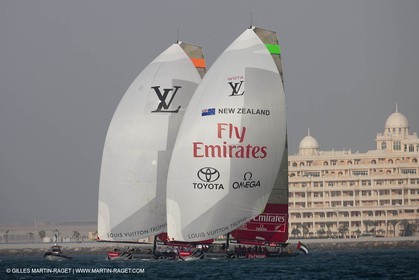 15 11 2010 - Dubai (UAE) - Dubai Louis Vuitton Trophy -  BMW ORACLE Racing Vs Artemis