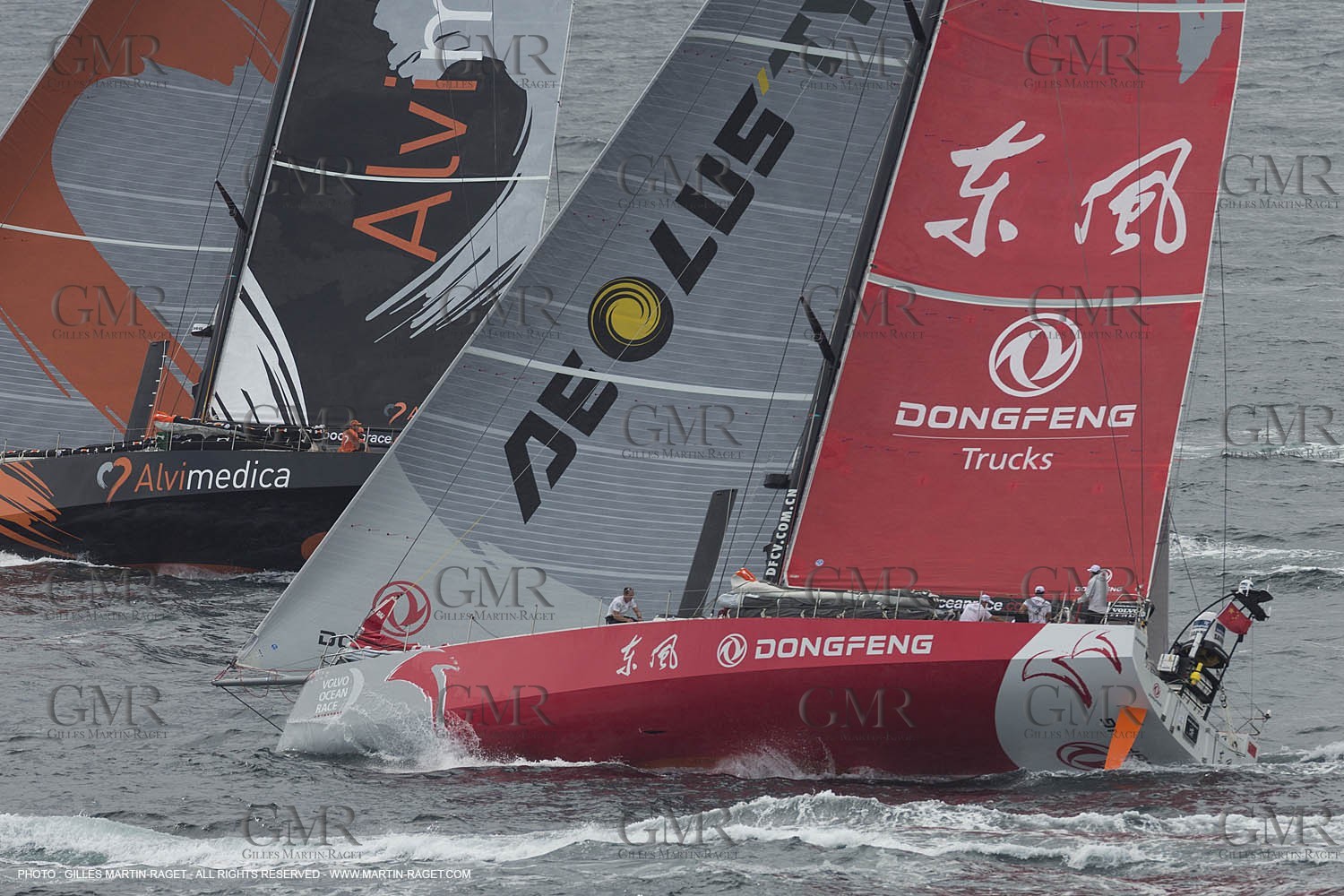 11 10 2014, Alicante (ESP), Volvo Ocean Race 2014-15, Team Alvimedica