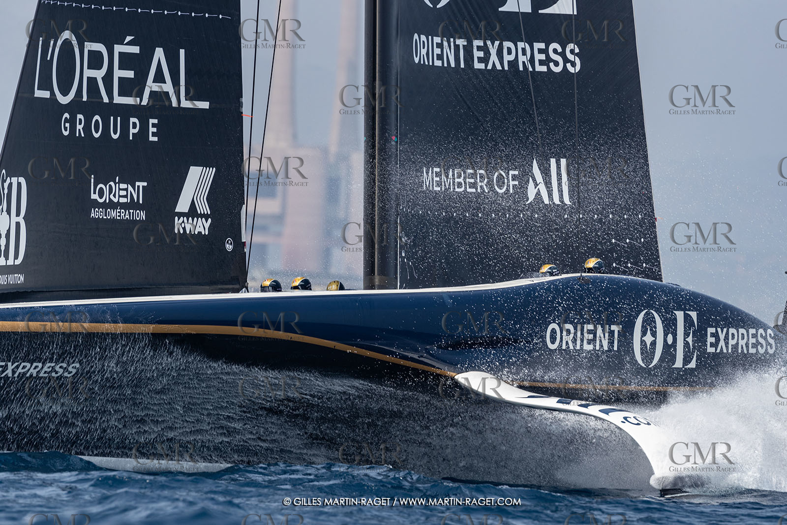 22 08 2024, Barcelona (ESP), Louis Vuitton 37th America's Cup, Louis Vuitton Preliminary Regatta, Race Day 1