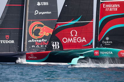 24 08 2024, Barcelona (ESP), Louis Vuitton 37th America's Cup, Louis Vuitton Prelilinary Regatta, Race Day 3