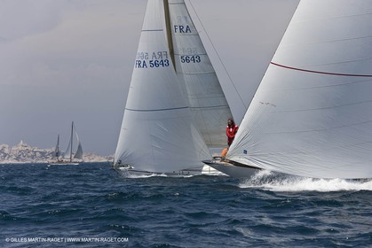 Sailing, Classic yachts, Voiles Vieux Port 2009, Marseille (FRA)