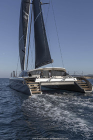 16 02 2019, Porquerolles (FRA,83), Gunboat 68 sail testing  3