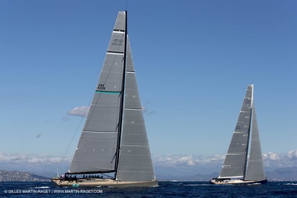 30 09 2013 - Saint-Tropez (FRA,83) -  Les Voiles de Saint-Tropez 2013 - Day 1 - Wally Yachts and J Class
