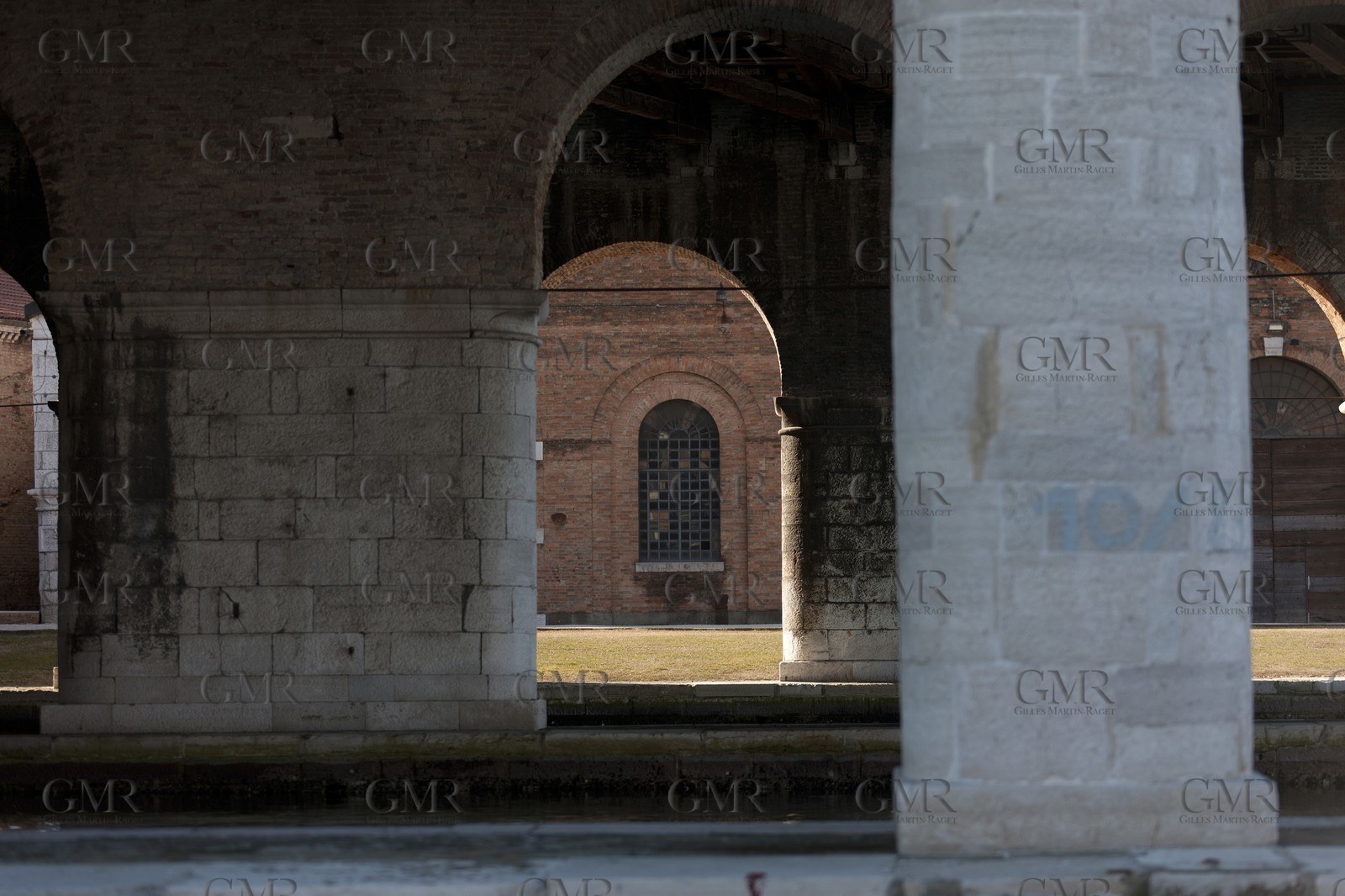 20 02 2012 - Venezia (ITA) - 34th America'sCup - Venezia 2012 America's Cup World Series - The Arsenale where the AC45 moorings, public village, media center and Club 45 will be located