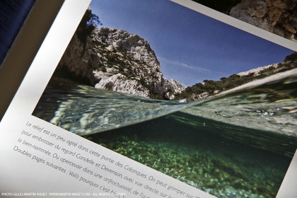 09 11 2010 - Marseille (FRA,13) - Photos du livre Calanques, si proches, si lointaines, Ed. Cres, Texte Juliette Lembot, Photos Gilles Martin-Raget