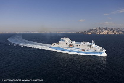 14 01 2012 - Marseille (FRA,13) - La Meridionale shipping company - the Piana off Marseille and the Calanques