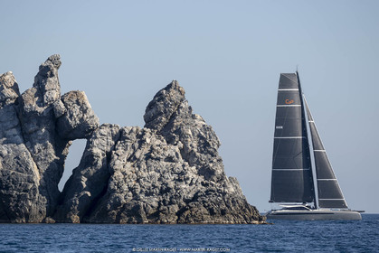 16 02 2019, Porquerolles (FRA,83), Gunboat 68 sail testing  3