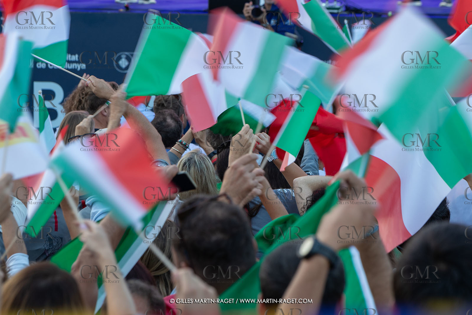 13 10 2024, Barcelona (ESP), Louis Vuitton 37th America's Cup, Final Match, Race Day 2, Puig Women America's Cup Prizegving