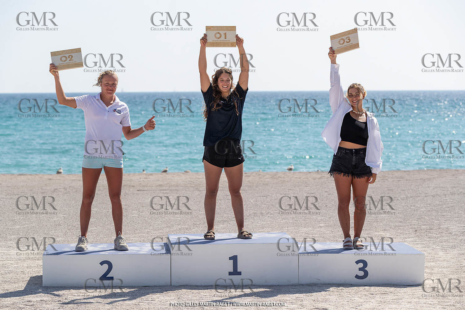 16 07 2023, Marseille, (FRA), Paris 2024 Olympic Games 2024 Sailing Test Event, Day 8, Medal race IQ Foil Women