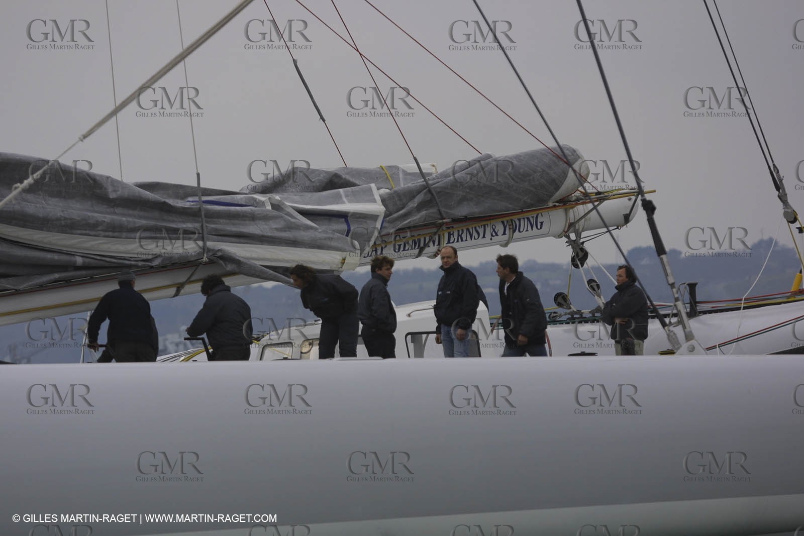 Geronimo - Jules Verne Trophy 2001 start - Brest