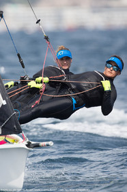 Marseille, (FRA,13), 2016 Rio Olympic Games, Sailing, 49er FX, Steyaert Sarah   Compan Aude (FRA)