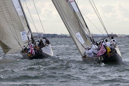 04 08 2010 - Cowes (UK, IOW) - The 1851 Cup -  BMW ORACLE Racing - Day 2