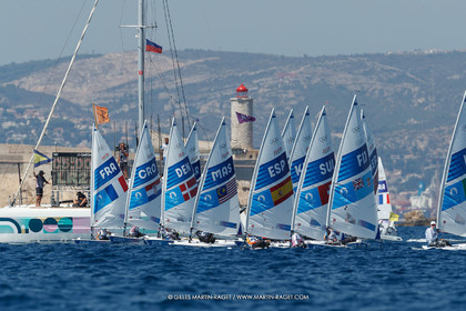05 08 2024, Marseille (FRA), Paris 2024 Olympic Games, Sailing, Race Day 8