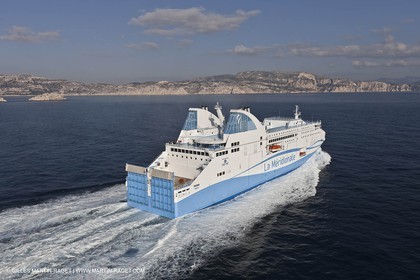 14 01 2012 - Marseille (FRA,13) - La Meridionale shipping company - the Piana off Marseille and the Calanques