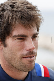 15 04 2024, Marseille (FRA), présentation des sélectionnés olympiques français en voile pour les Jeux Olympiques de Paris 2024. Tim Mourniac