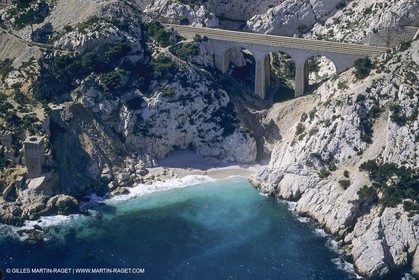 France, Provence, Côte Bleue, Calanque de L'Everine