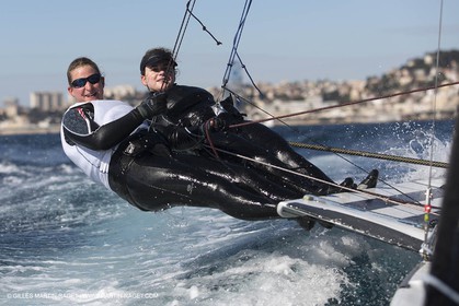 21 03 2013 - Marseille (FRA,13) - Essai du 49er FX