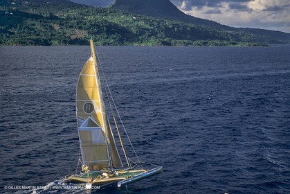 Sailing, Offshore Racing, Route du Rhum 1990, Groupe Pierre 1er, Florence Arthaud