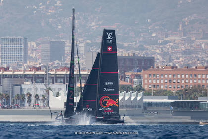 24 08 2024, Barcelona (ESP), Louis Vuitton 37th America's Cup, Louis Vuitton Prelilinary Regatta, Race Day 3