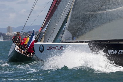 26 01 2009 - Auckland (NZL) - Louis Vuitton Pacific Series - BMW ORACLE Racing - Training