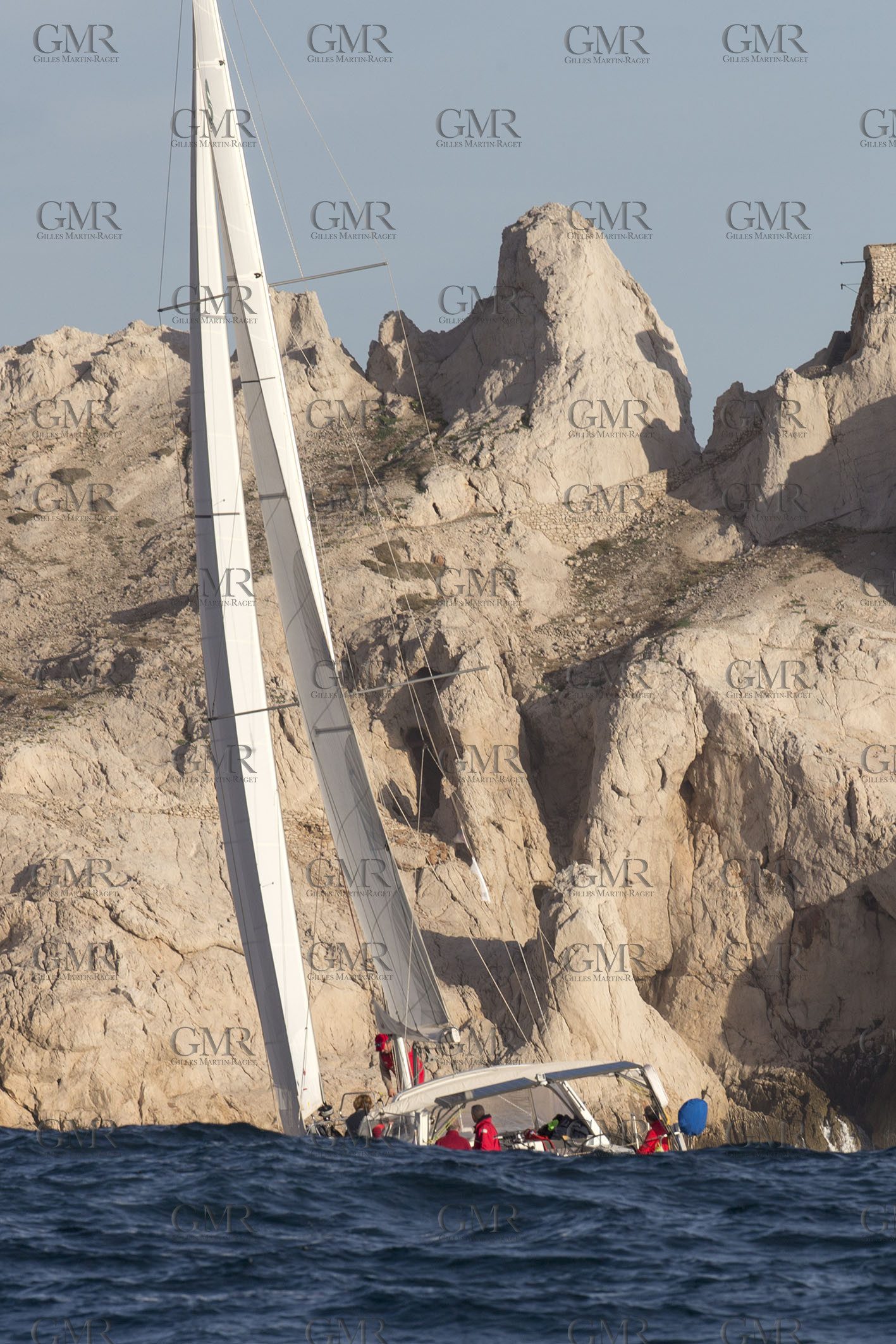 08 01 2016, Marseille (FRA, 13), Cruising in winter in the Calanques
