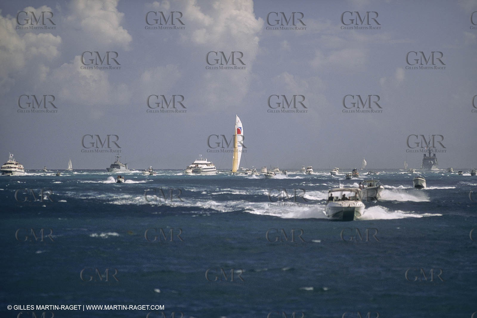 Yacht Racing, Multihull, ORMA 60, Laurent Bourgnon, Primagaz