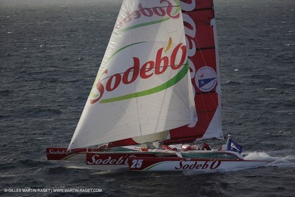 11 10 2008  -Lorient (FRA)  -  Multis Orma - Sodebo (Thomas Coville) - Route du Rhum 2006 training