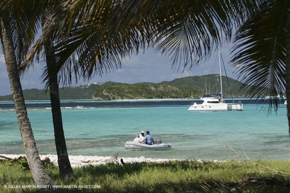 Cruising multihull mooring