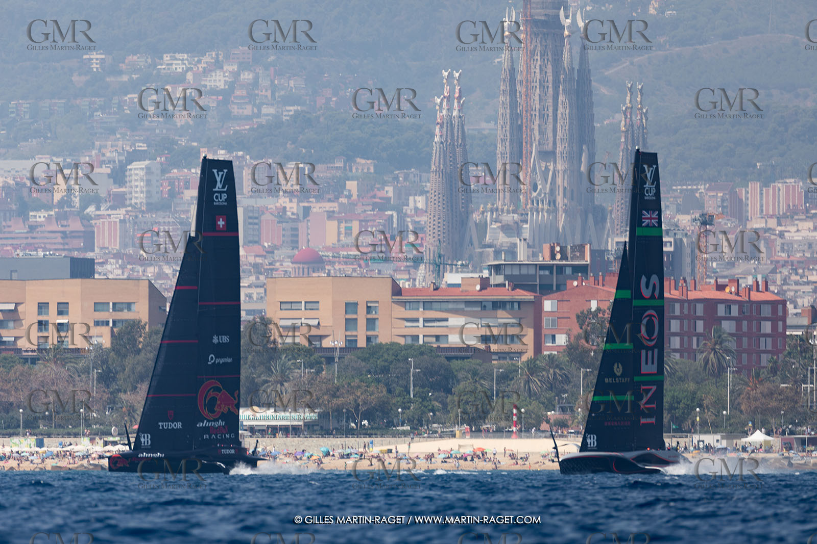 24 08 2024, Barcelona (ESP), Louis Vuitton 37th America's Cup, Louis Vuitton Prelilinary Regatta, Race Day 3