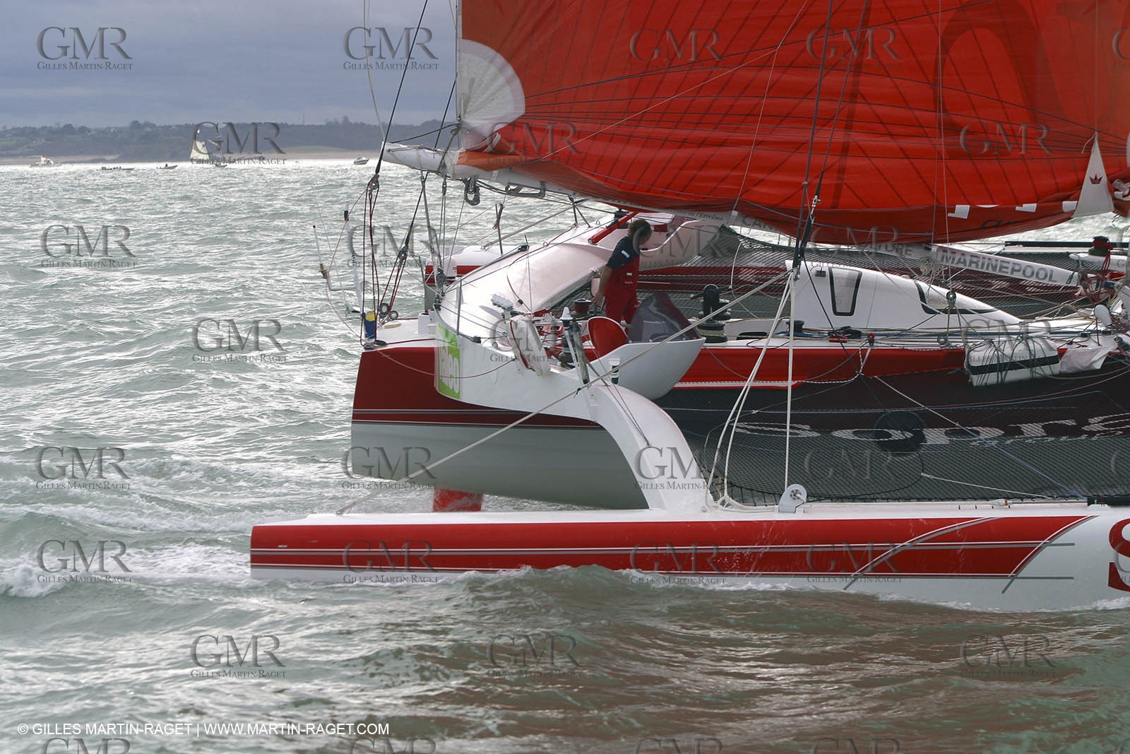 Route du Rhum 2002 - Saint Malo - ORMA 60' Trimarans Start
