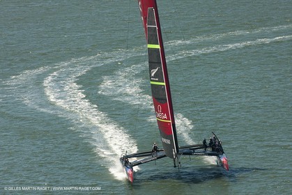 08 07 2013 - San Francisco (USA,CA) - 34th America's Cup - Louis Vuitton Cup - Round Roin - Race day 2 - Emirates Team New Zealand Vs Artemis (forfeit)