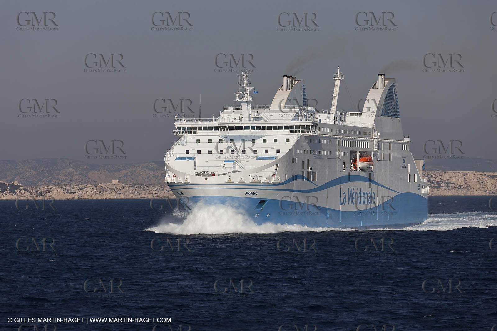 14 01 2012 - Marseille (FRA,13) - La Meridionale shipping company - the Piana off Marseille and the Calanques