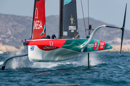 14 09 2023, Vilanova i La Geltru (ESP), 37th America's Cup, 1st Preliminary Regatta,  Official trainings races