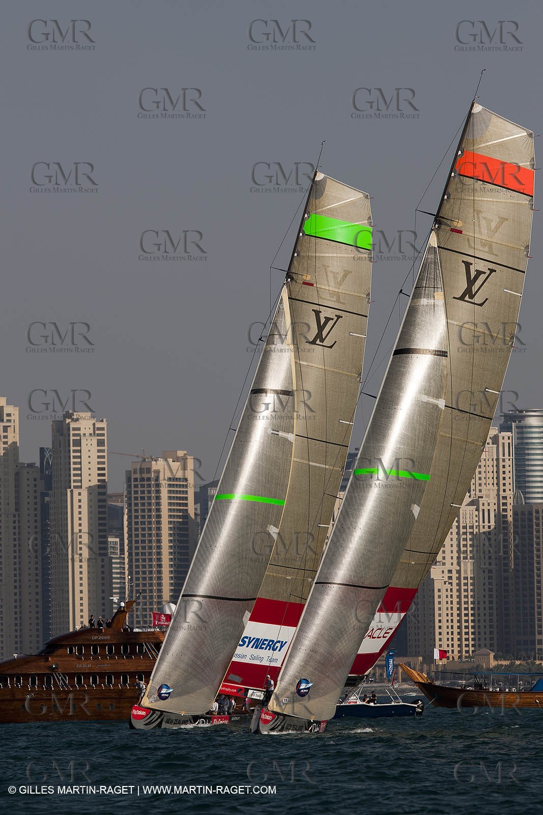 16 11 2010 - Dubai (UAE) - Dubai Louis Vuitton Trophy -  BMW ORACLE Racing Vs Synergy