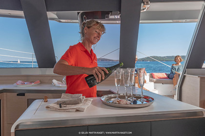 30 08 2018, Porto Vecchio (FRA, South Corsica) Chantier Fountaine-Pajot, Alegria 67