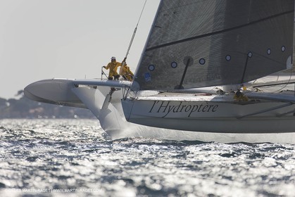 14 06 2008 - Toulon-Hyères (FRA,83) - 50 knots record attempt trials by l'Hydroptère