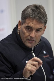 19 01 2010 - Valencia (ESP) - 33rd America's Cup - BMW ORACLE Racing - Valencia Training - Sail 3 - International press visit base - Russell Coutts