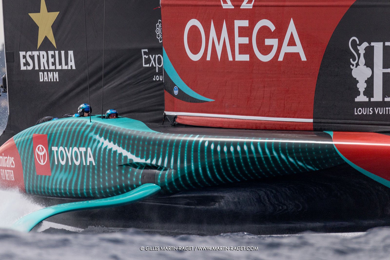 18 10 2024, Barcelona (ESP), Louis Vuitton 37th America's Cup, Final Match, Race Day 5, Race 8