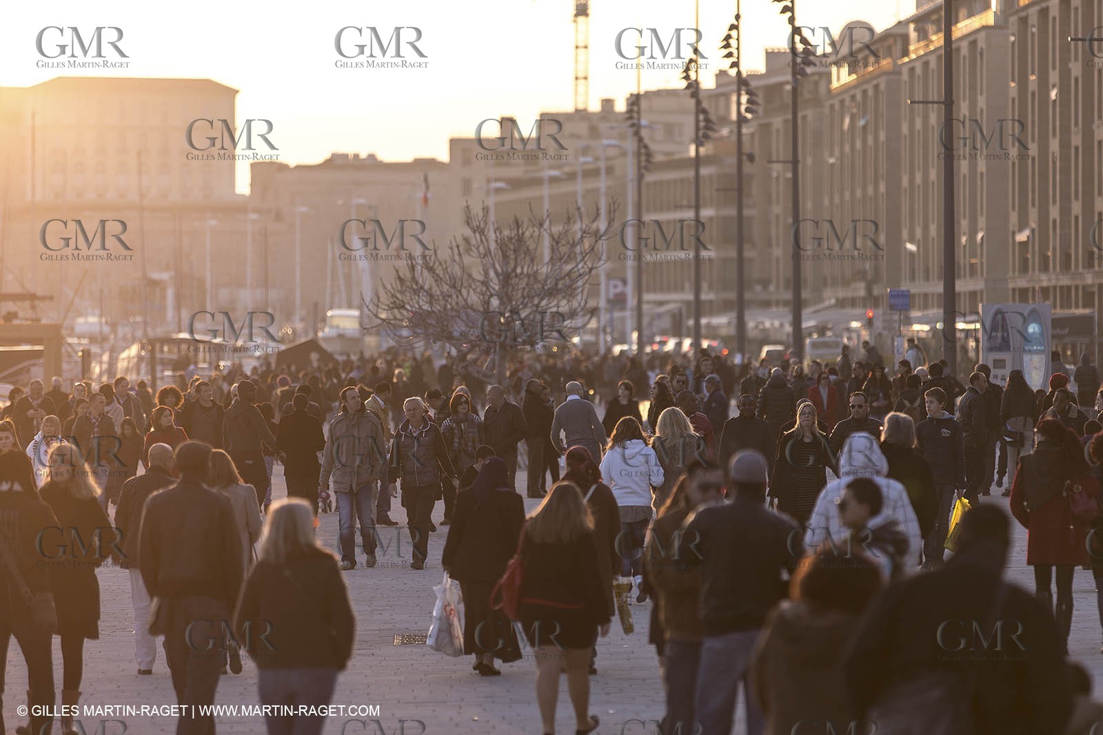 02 02 2013 Marseille (FRA,13) - Opening of the shadehouse and renovated historical Vieux Port