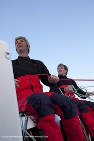 13 03 2010 - La Grande Motte   Port Camargue (FRA) - Groupe Bel - Entraînement Kito de Pavant   Sébastien Audigane en vue de la Transat AG2R 2010