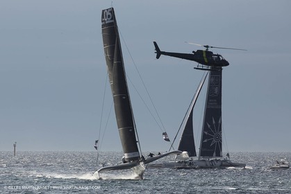 29 09 2012 - Marseille (FRA,13) - Alpari World Match Race Tour - Match Race France 2012 - Day 5 - Final Ian Williams (GBR) Vs William Tiller (NZL)