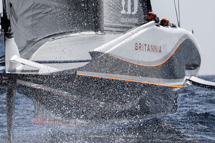 16 10 2024, Barcelona (ESP), Louis Vuitton 37th America's Cup, Final Match, Race Day 4, Warm up Race 5